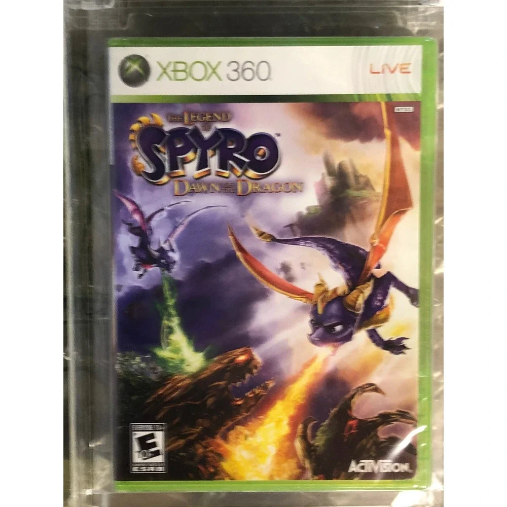 WATA Certified 9.6 A+ XBOX 360 THE LEGEND OF SPYRO DAWN OF THE DRAGON GAME